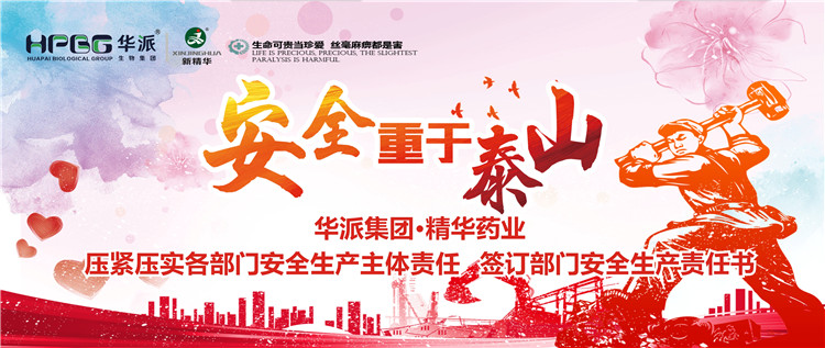 安全沉于泰山 |华派集团&bull;J9集团药业压紧压实各部门安全出产主体责任 签定部门安全出产责任书